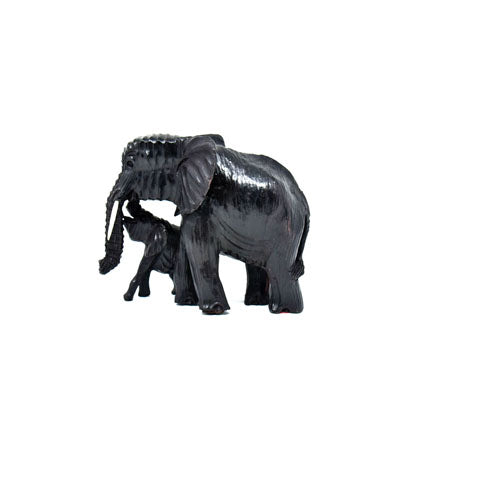 Elephant with Baby Sculpture 12-3