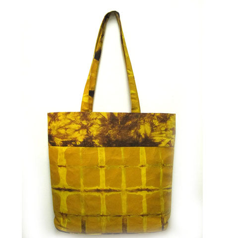 Tie Dye Tote Bag - Mustard-0