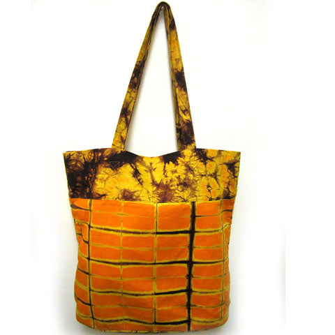 Tie Dye Tote Bag - Orange-0