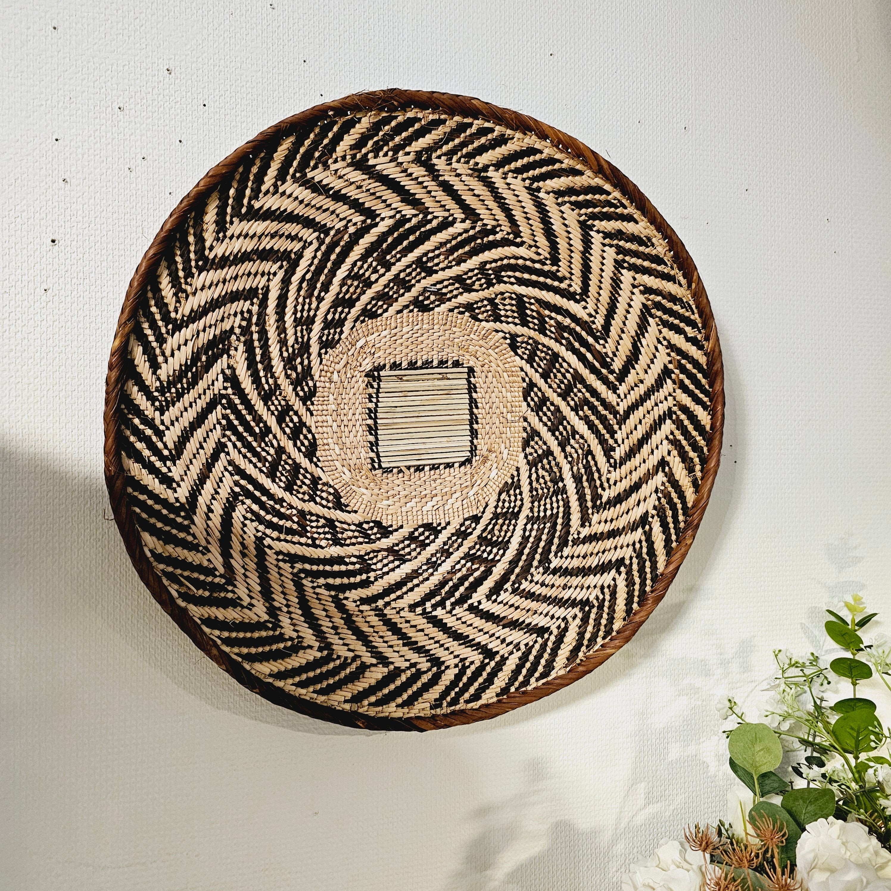 Large | 45cm | Handmade African Wall Baskets | Zimbabwe Baskets | Boho Wall Decor-2