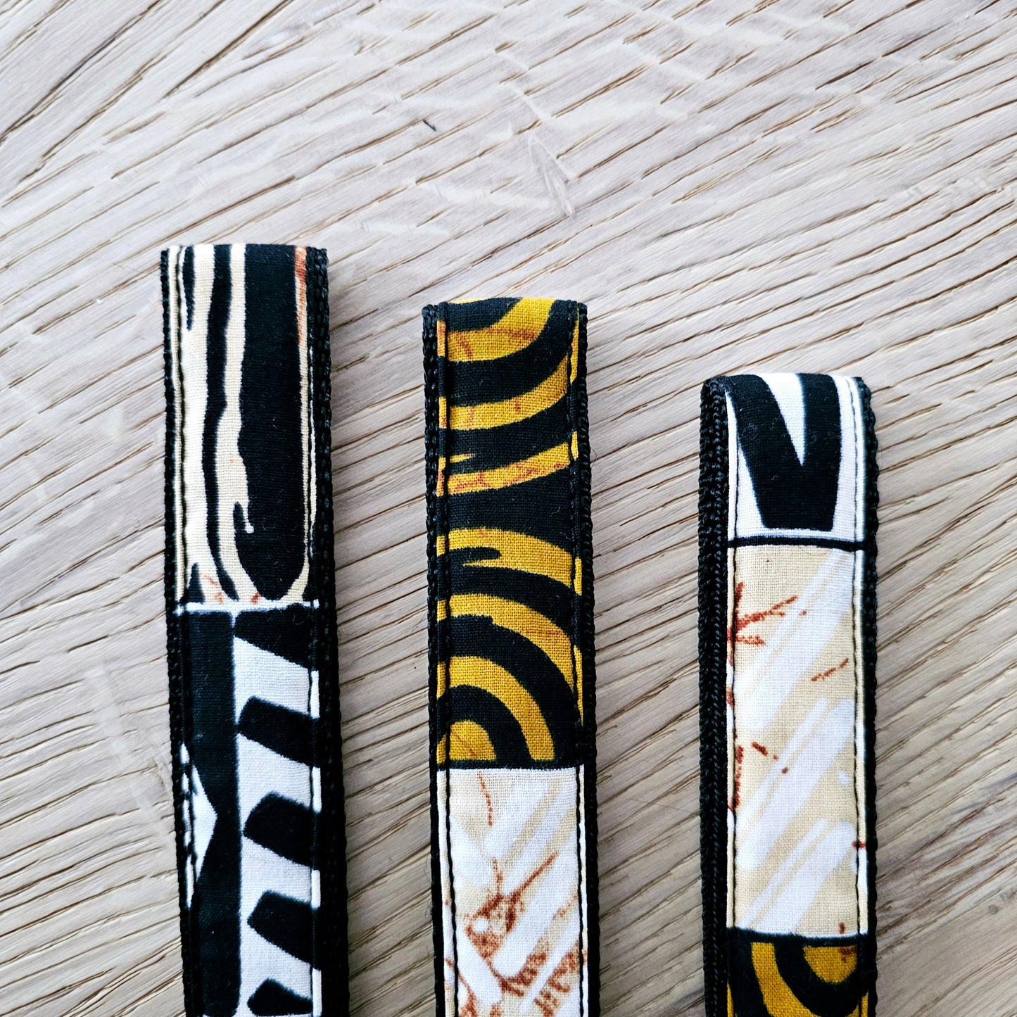 Set of 3 African Print  Key Fobs | Wristlet | Key Holder-1