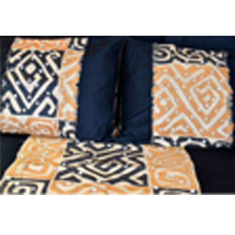 Kuba Bedspread Set Black 01-2