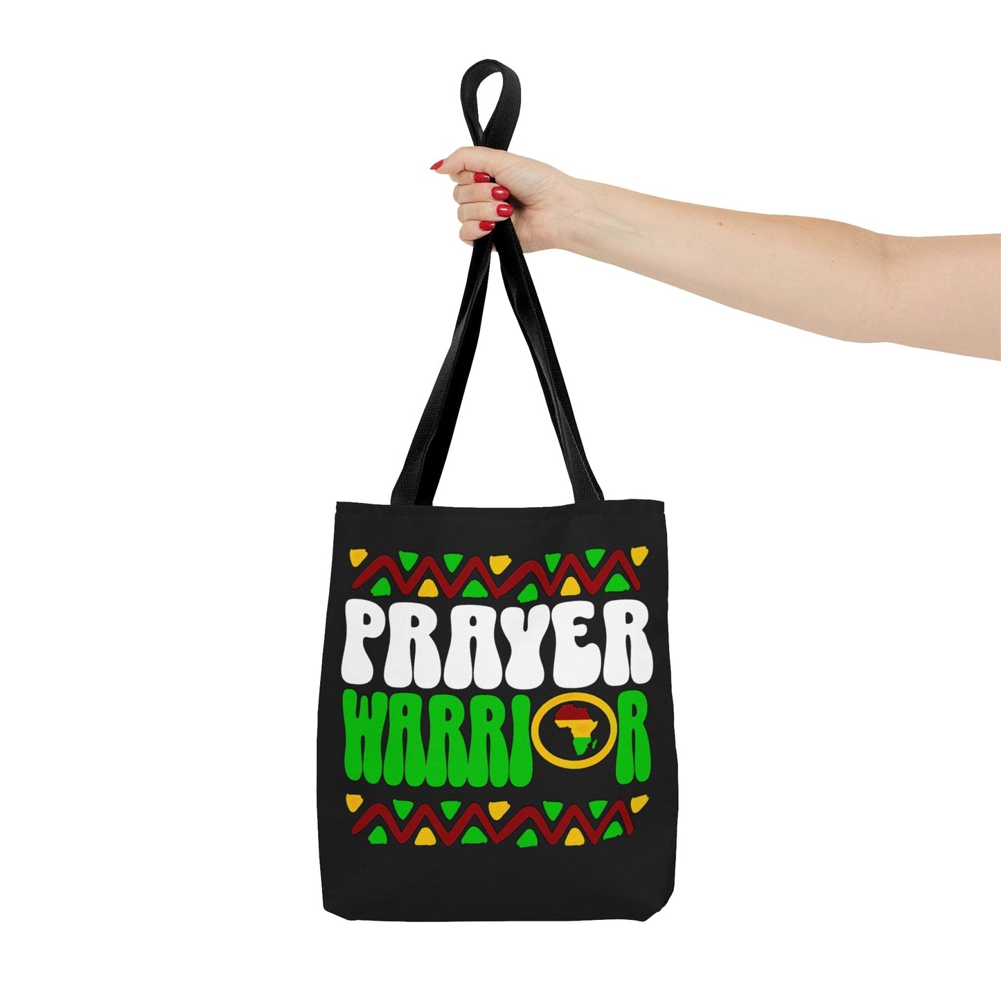 Canvas Tote Bag Prayer Warrior Christian Inspiration Africa-4