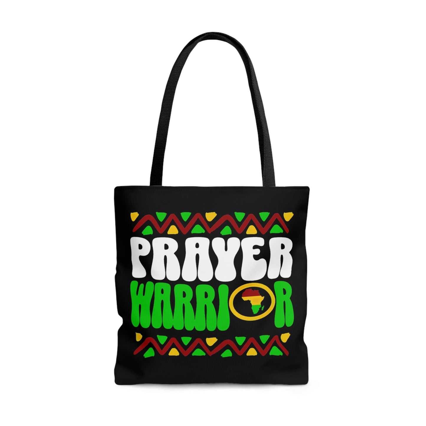 Canvas Tote Bag Prayer Warrior Christian Inspiration Africa-2