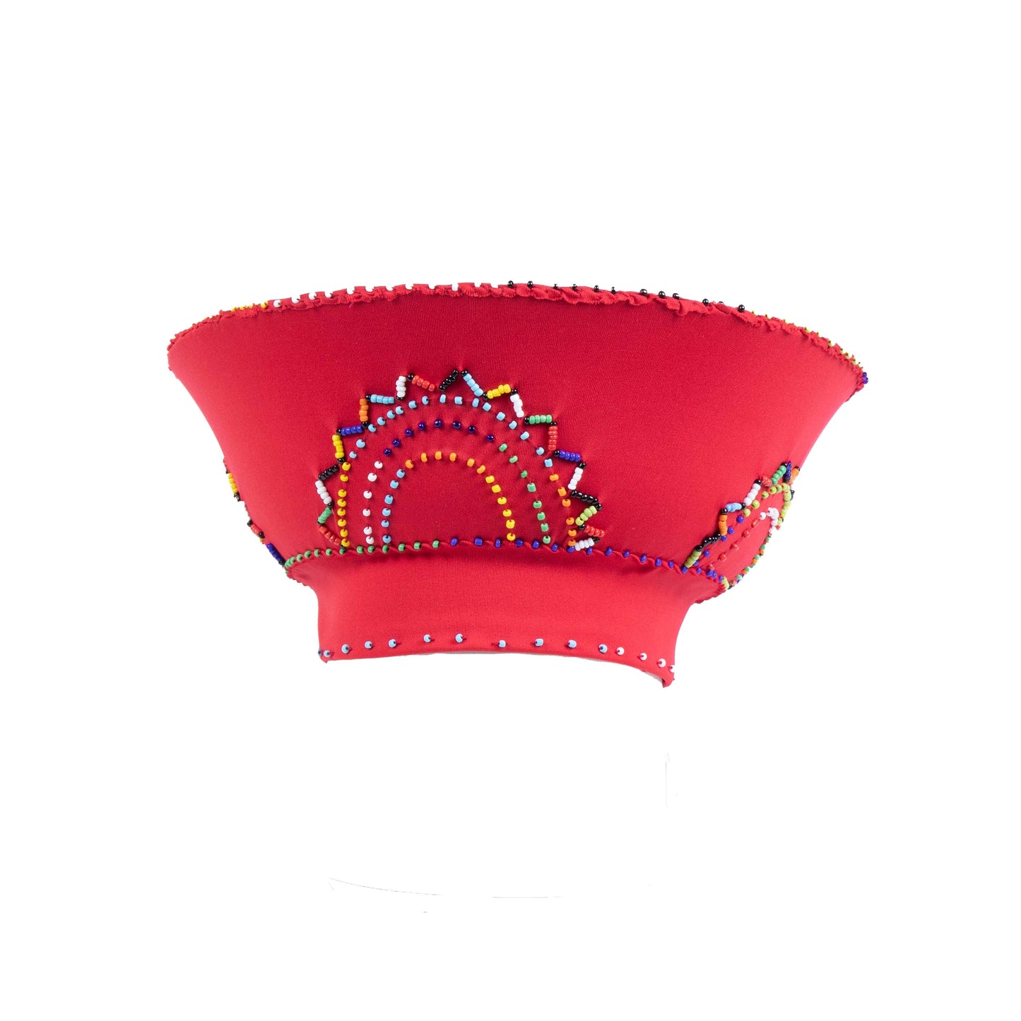 Zulu Beaded Bucket Hat - Isicholo Assorted Colors | Handmade in South Africa-1