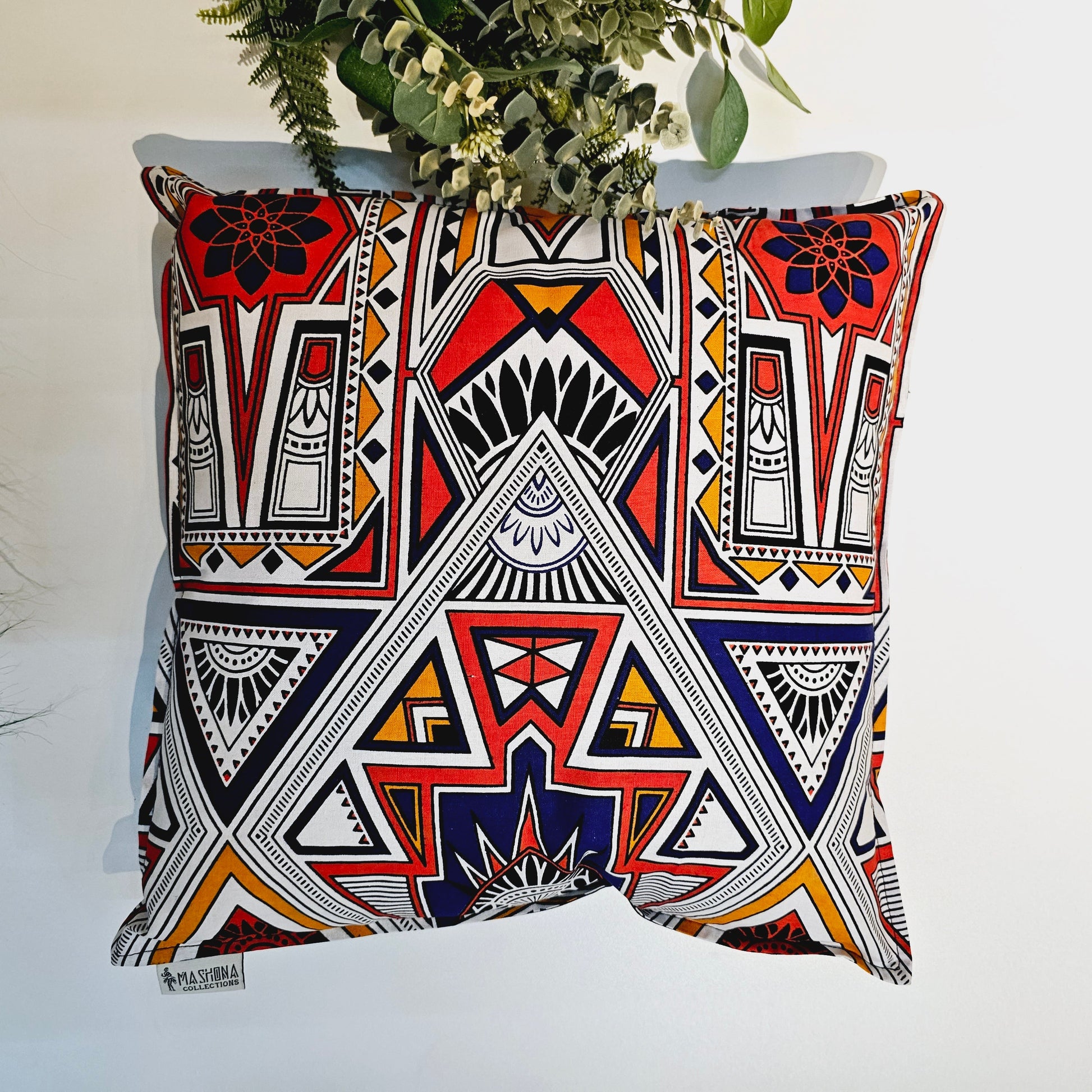 African Print Cushion Cover | 100% Cotton | Kente Print | Ankara Cushion Cover-0