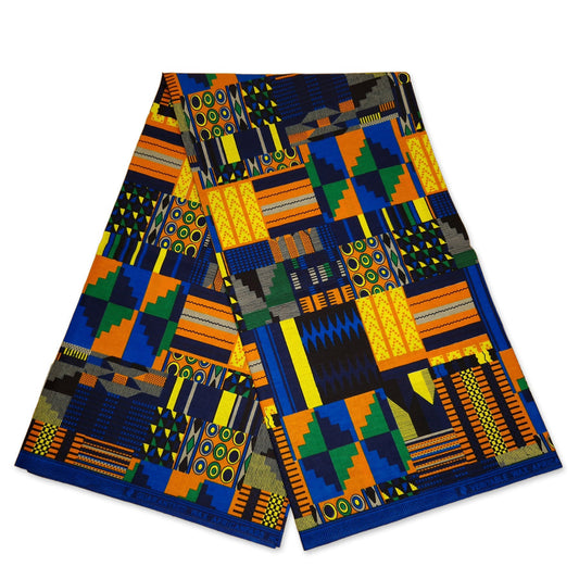 6 Yards | African Print "Mudcloth" Bogolan Inspired Print Fabric 100% Cotton | Ankara Fabric-0