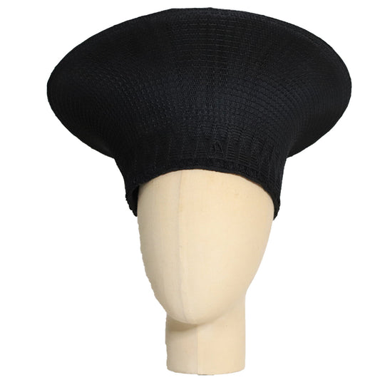 Zulu Wide Basket Hat - Black | Handmade in South Africa-0