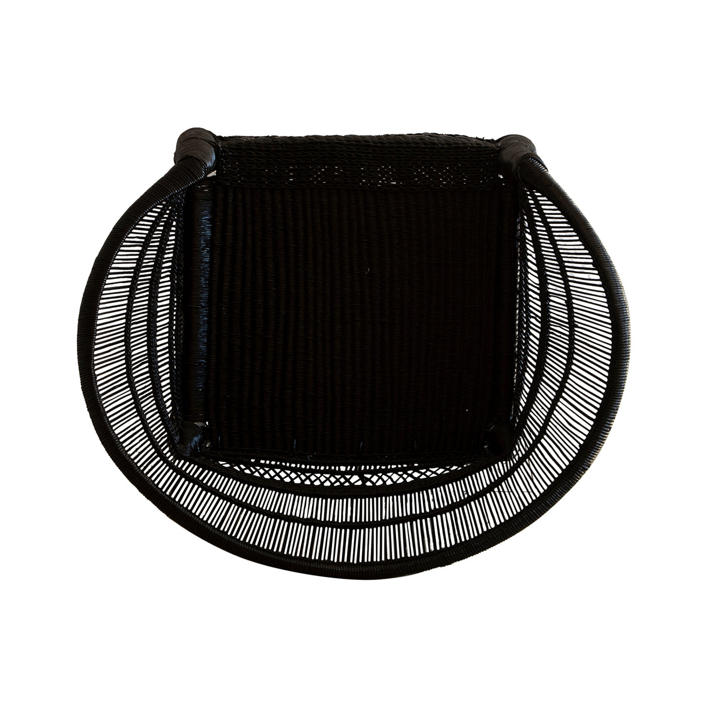 Malawi Cane Chair  | Black Handwoven in Malawi-4