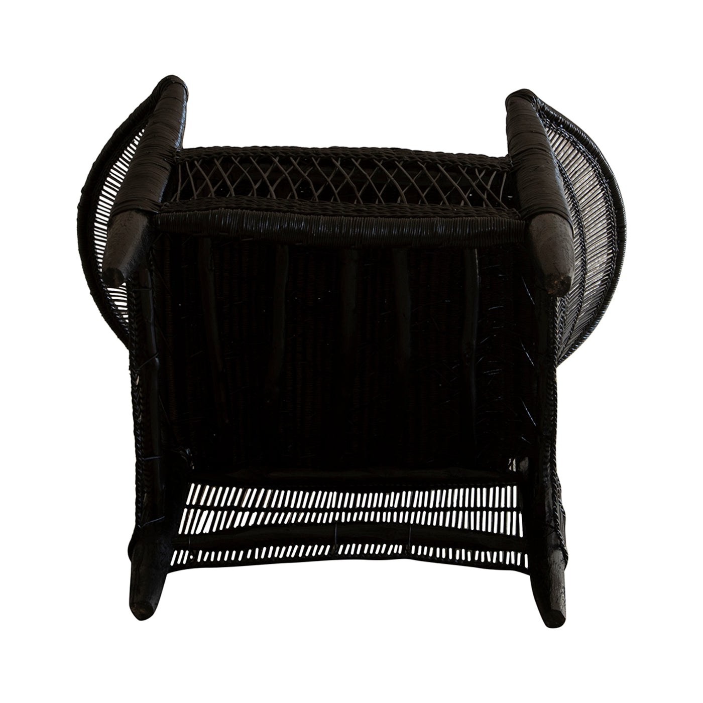 Malawi Cane Chair  | Black Handwoven in Malawi-5