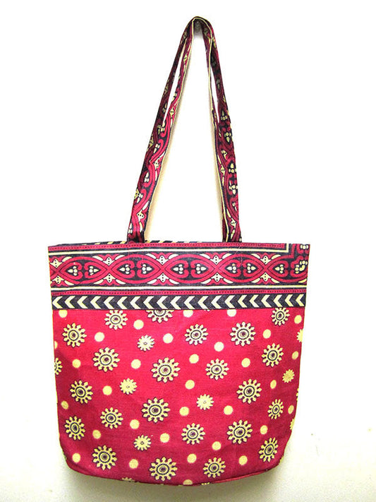 Kanga Tote Bag - Pink-0