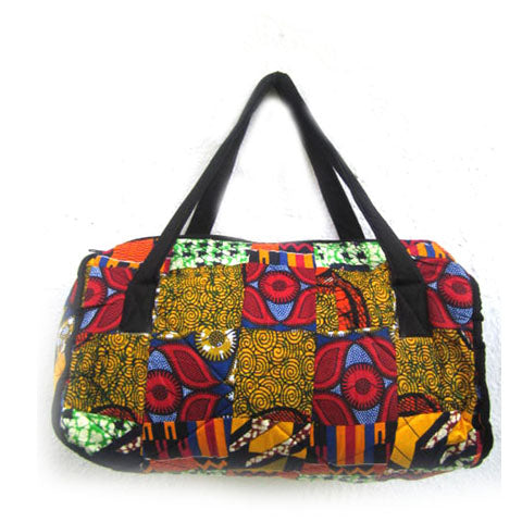 Kitenge Patch Duffle Bag 01-0