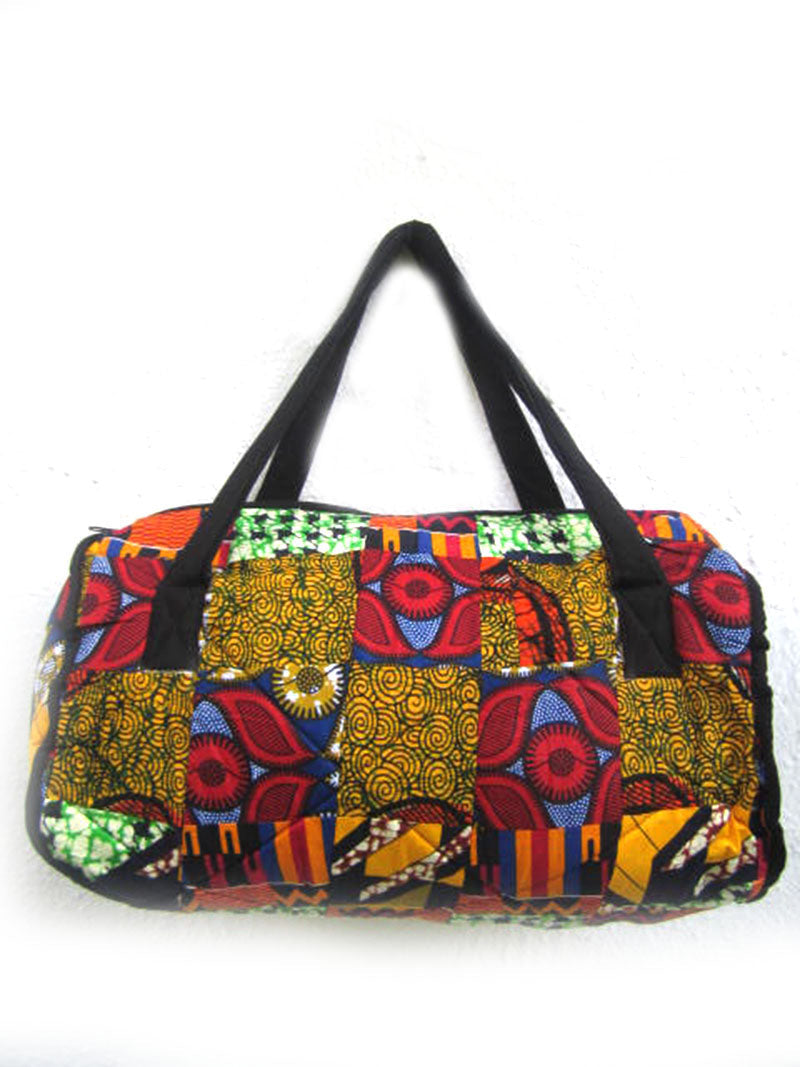 Kitenge Patch Duffle Bag 02-2