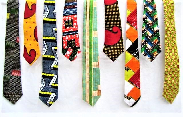 African Kanga Neckties - Assorted | Handmade in Tanzania-1