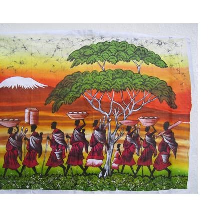 Maasai Women Batik Art 01-0