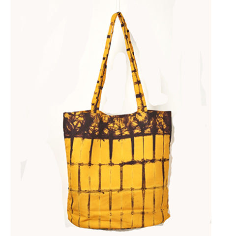 Tie Dye Tote Bag - Yellow-0
